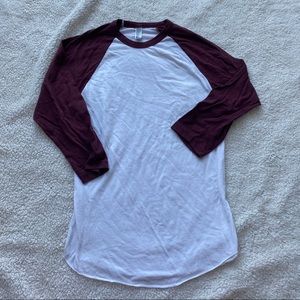 American apparel baseball T